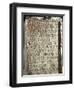 Military Cippus with Inscriptions, from Via Claudia Nova-null-Framed Giclee Print