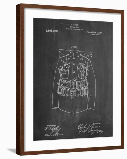 Military Coat Patent-null-Framed Art Print