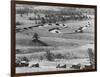 Military Convoy on Road in Burma-null-Framed Photographic Print