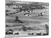 Military Convoy on Road in Burma-null-Mounted Photographic Print