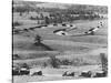 Military Convoy on Road in Burma-null-Stretched Canvas