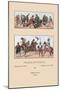 Military Costumes of Sixteenth Century France-Racinet-Mounted Art Print