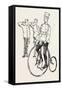 Military Cycling in Germany, Bicycle, Bicycles, 1888-null-Framed Stretched Canvas