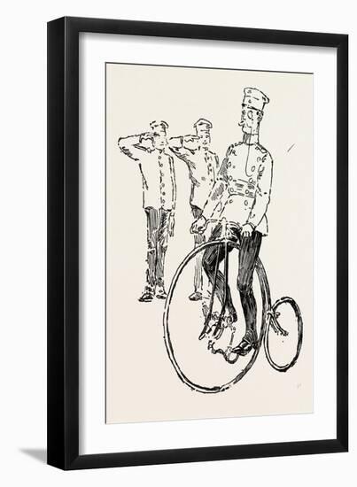 Military Cycling in Germany, Bicycle, Bicycles, 1888-null-Framed Giclee Print