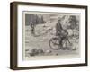 Military Cycling in India, Major Young on an Aldershot Bicycle Passing Through the Kyber Pass-null-Framed Giclee Print