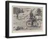 Military Cycling in India, Major Young on an Aldershot Bicycle Passing Through the Kyber Pass-null-Framed Giclee Print