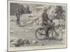 Military Cycling in India, Major Young on an Aldershot Bicycle Passing Through the Kyber Pass-null-Mounted Giclee Print