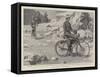 Military Cycling in India, Major Young on an Aldershot Bicycle Passing Through the Kyber Pass-null-Framed Stretched Canvas