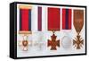 Military Decorations-null-Framed Stretched Canvas