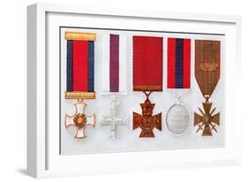 Military Decorations-null-Framed Giclee Print