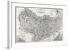 Military Division of Nice, Map of Nice, Oneglia and San Remo-null-Framed Giclee Print