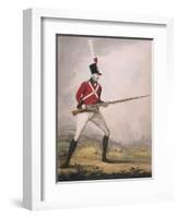 Military Figure in the Uniform of an Unidentified Volunteer Regiment, C1802-null-Framed Giclee Print