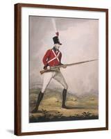 Military Figure in the Uniform of an Unidentified Volunteer Regiment, C1802-null-Framed Giclee Print