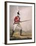 Military Figure in the Uniform of an Unidentified Volunteer Regiment, C1802-null-Framed Giclee Print