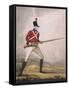 Military Figure in the Uniform of an Unidentified Volunteer Regiment, C1802-null-Framed Stretched Canvas