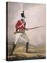 Military Figure in the Uniform of an Unidentified Volunteer Regiment, C1802-null-Stretched Canvas