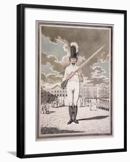 Military Figure in the Uniform of the Bloomsbury and Inns of Court Association, 1803-null-Framed Giclee Print