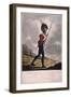 Military Figure in the Uniform of the Eleventh Regiment of the Loyal London Volunteers, 1804-null-Framed Giclee Print