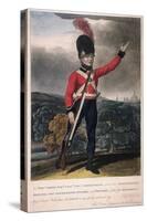 Military Figure in the Uniform of the Fifth Regiment of the Loyal London Volunteers, C1800-James Swan-Stretched Canvas