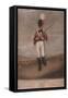 Military Figure in the Uniform of the Royal Westminster Regiment of Volunteers, C1800-John Dunn-Framed Stretched Canvas