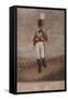 Military Figure in the Uniform of the Royal Westminster Regiment of Volunteers, C1800-John Dunn-Framed Stretched Canvas