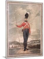 Military Figure Wearing an Unidentified Volunteer Uniform, C1800-null-Mounted Giclee Print