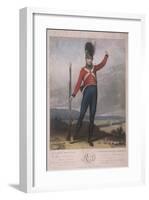 Military Figure Wearing the Uniform of the First Regiment of Loyal London Volunteers, 1797-J Green-Framed Giclee Print