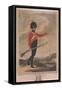 Military Figure Wearing the Uniform of the Tenth Regiment of Loyal London Volunteers, 1804-Charles Tomkins-Framed Stretched Canvas