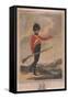 Military Figure Wearing the Uniform of the Tenth Regiment of Loyal London Volunteers, 1804-Charles Tomkins-Framed Stretched Canvas