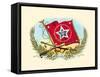 Military Flag-Schumacher & Ettlinger-Framed Stretched Canvas