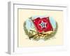 Military Flag-Schumacher & Ettlinger-Framed Art Print