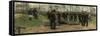 Military Funeral-Isaac Israels-Framed Stretched Canvas