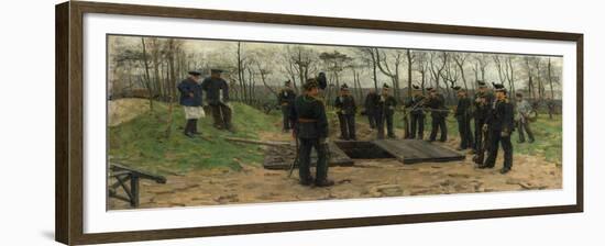 Military Funeral-Isaac Israels-Framed Giclee Print