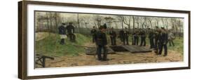 Military Funeral-Isaac Israels-Framed Giclee Print