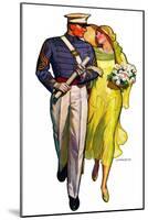 "Military Grad and Girl,"June 7, 1930-McClelland Barclay-Mounted Giclee Print