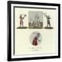 Military Habits of the 14th Century-null-Framed Giclee Print