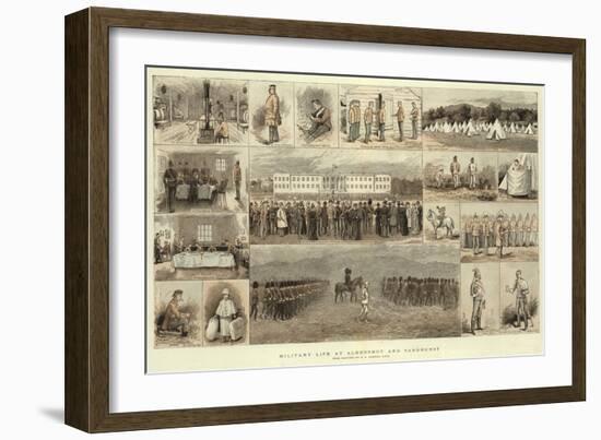 Military Life at Aldershot and Sandhurst-Edward Killingworth Johnson-Framed Giclee Print