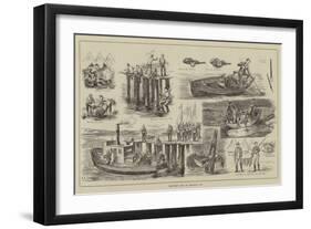 Military Life at Halifax, Nova Scotia-null-Framed Giclee Print