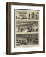 Military Life on Board a Troopship-John Charles Dollman-Framed Giclee Print