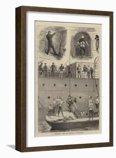 Military Life on Board a Troopship-William Ralston-Framed Giclee Print