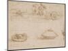 Military Machines and a Study for a Spearhead-Leonardo da Vinci-Mounted Art Print