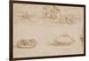 Military Machines and a Study for a Spearhead-Leonardo da Vinci-Framed Art Print