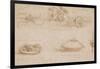 Military Machines and a Study for a Spearhead-Leonardo da Vinci-Framed Art Print