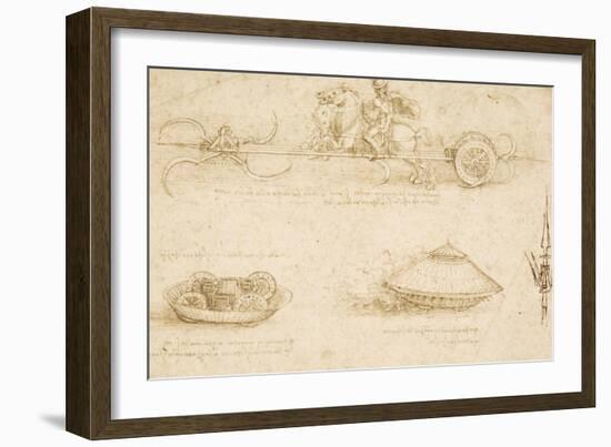 Military Machines-Leonardo da Vinci-Framed Art Print