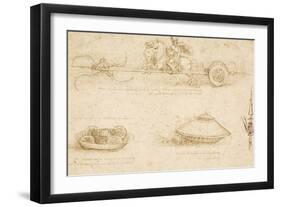 Military Machines-Leonardo da Vinci-Framed Art Print