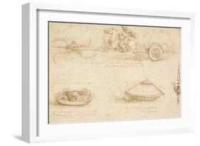 Military Machines-Leonardo da Vinci-Framed Art Print