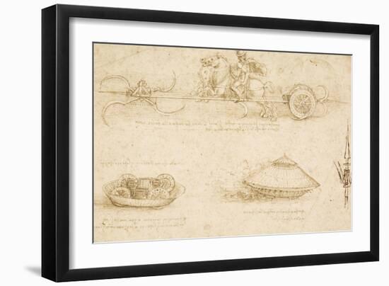 Military Machines-Leonardo da Vinci-Framed Premium Giclee Print
