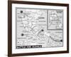 Military Map of Manila-null-Framed Giclee Print