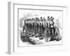 Military Multicycle by Singer and Co, 1887-null-Framed Giclee Print