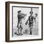 Military Music 8th Century Musicians (6 of 8)-null-Framed Art Print